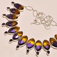 Ame 122b collier ametrine ag925