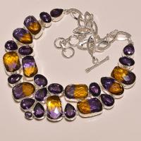 Ame 124d collier ametrine ag925