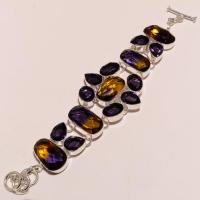 Ame 126a bracelet ametrine ag925