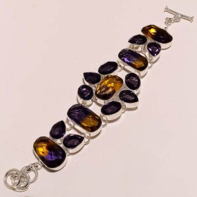 Ame 126b bracelet ametrine ag925 1