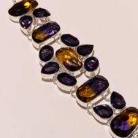 Ame 126b bracelet ametrine ag925 1