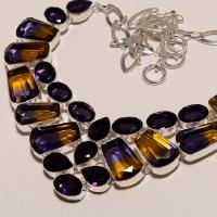 Ame 128b collier ametrine ag925