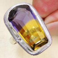 Ame 131b bague ametrine plt925