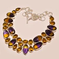 Ame 141d collier ametrine topaze ag925 1