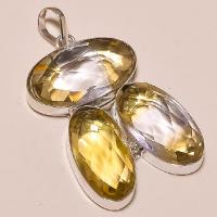 Ame 144a pendentif ametrine lemontrineag925