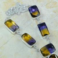 Ame 343c collier parure sautoir ametrine achat vente bijou argent 925