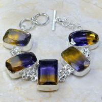 Ame 348a bracelet ametrine achat vente bijou argent 925