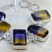 Ame 348b bracelet ametrine achat vente bijou argent 925