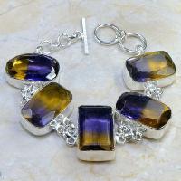 Ame 348c bracelet ametrine achat vente bijou argent 925