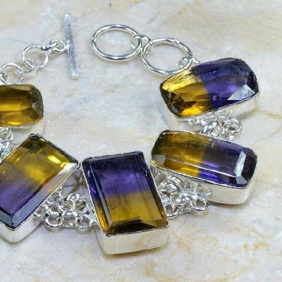 Ame 351b bracelet ametrine achat vente bijou argent 925