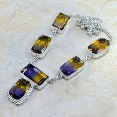 Ame 354d collier parure sautoir ametrine achat vente bijou argent 926