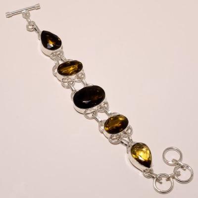 Ame 448a bracelet ametrine lemontrine achat vente bijou argent 925