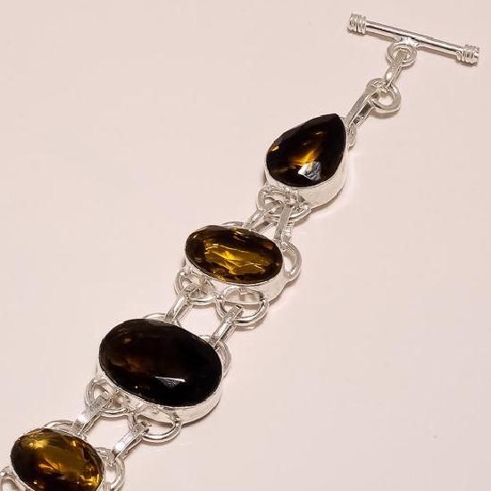 Ame 448b bracelet ametrine lemontrine achat vente bijou argent 925
