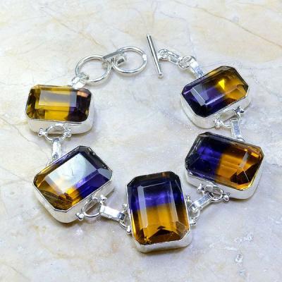 Ame 512a bracelet ametrine achat vente bijou argent 925