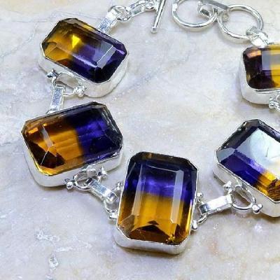 Ame 512a bracelet ametrine achat vente bijou argent 925