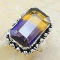 Ame 538c bague t62 ametrine achat vente bijou monture argent 925