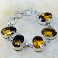 Ame 556a bracelet ametrine achat vente bijou monture argent 925