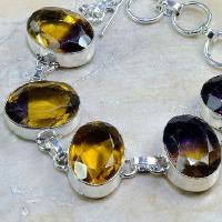 Ame 556b bracelet ametrine achat vente bijou monture argent 925