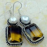 Ame 558b boucles pendants oreilles ametrine achat vente bijou argent 925