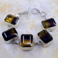 Ame 611d bracelet ametrine citrine amethyste bolivie achat vente bijou monture argent 925