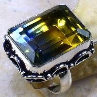 Ame 675a bague t59 ametrine citrine amethyste achat vente bijou monture argent 925