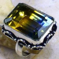 Ame 675b bague t59 ametrine citrine amethyste achat vente bijou monture argent 925