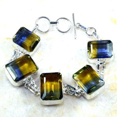 Ame 725a bracelet ametrine citrine bolivie achat vente bijou monture argent 925