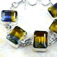 Ame 725b bracelet ametrine citrine bolivie achat vente bijou monture argent 925