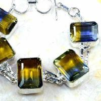 Ame 725c bracelet ametrine citrine bolivie achat vente bijou monture argent 925