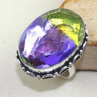 Ame 794a bague t59 ametrine amethyste citrine achat vente bijou monture argent 925