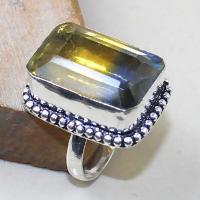 Ame 805b bague t62 ametrine amethyste citrine achat vente bijou monture argent 925