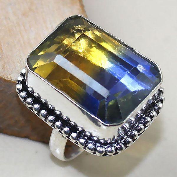 Ame 807b bague t60 ametrine amethyste citrine achat vente bijou monture argent 926