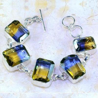 Ame 825a bracelet ametrine bolivie achat vente bijou monture argent 925