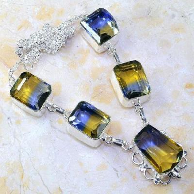 Ame 826a collier sautoir parure ametrine bolivie achat vente bijou monture argent 925