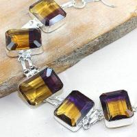 Ame 834c bracelet ametrine bolivie achat vente bijou monture argent 925