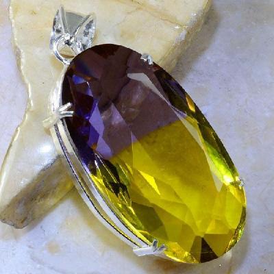 Ame 864a pendentif pendant ametrine pierre lithotherapie reiki achat vente mineraux