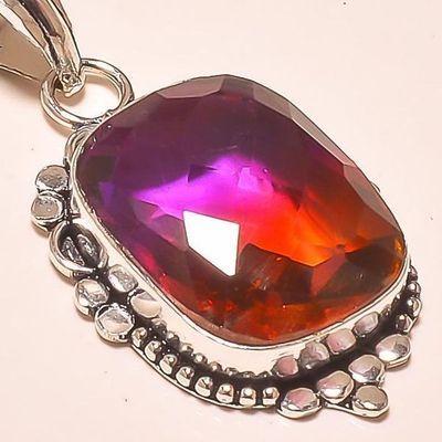 Ame 953c pendentif pendant ametrine bolivie amethyste achat vente bijou monture argent 925