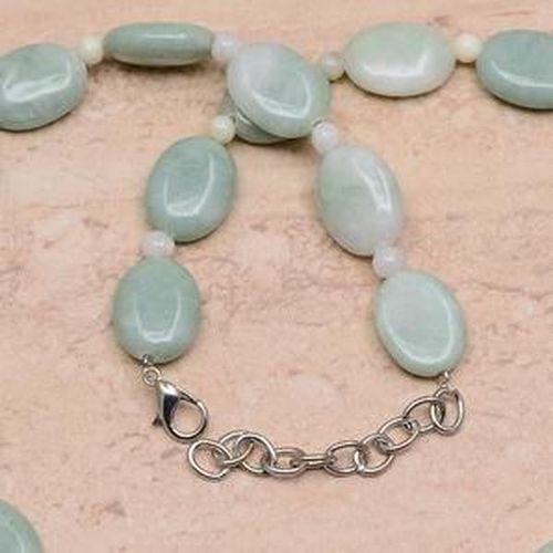 Amz 005c collier parure amazonite achat vente bijou argent 925