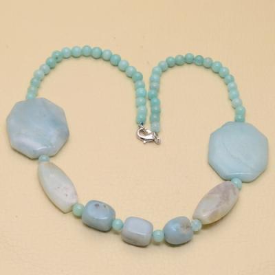 Amz 016a collier parure sautoir amazonite achat vente bijou argent 925