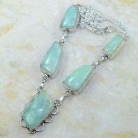 Amz 022d collier parure sautoir amazonite achat vente bijou argent 925