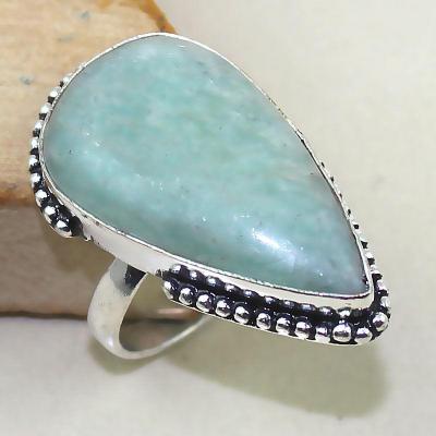 Amz 041a bague t60 chevaliere cabochon amazonite amazonite achat vente bijou argent 925