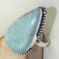 Amz 041c bague t60 chevaliere cabochon amazonite amazonite achat vente bijou argent 925