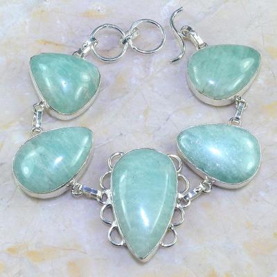 Amz 045a bracelet amazonite achat vente bijou lithotherapie argent 925