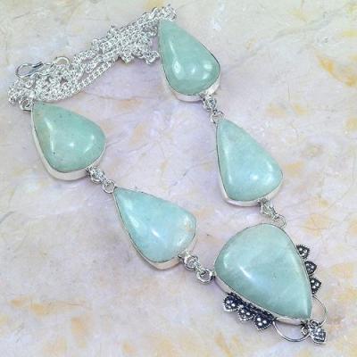 Amz 046a collier parure sautoir amazonite peridot achat vente bijou argent 925