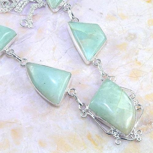 Amz 048c collier parure sautoir amazonite peridot achat vente bijou argent 925