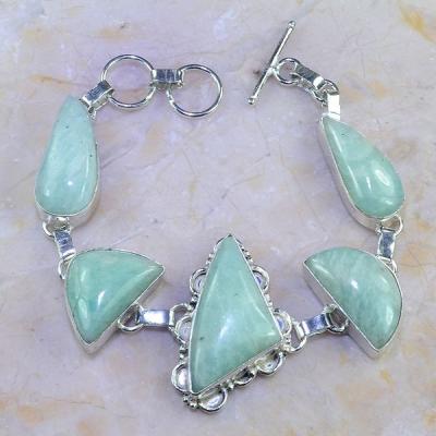 Amz 066c bracelet amazonite achat vente bijou ethnique historique argent 925
