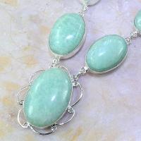 Amz 070b collier parure sautoir amazonite achat vente bijou argent 925