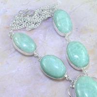 Amz 070c collier parure sautoir amazonite achat vente bijou argent 925