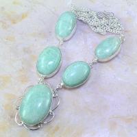 Amz 070d collier parure sautoir amazonite achat vente bijou argent 925