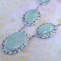 Amz 071b collier parure sautoir amazonite achat vente bijou argent 925